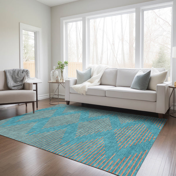 addison chantille acn1017 teal rug