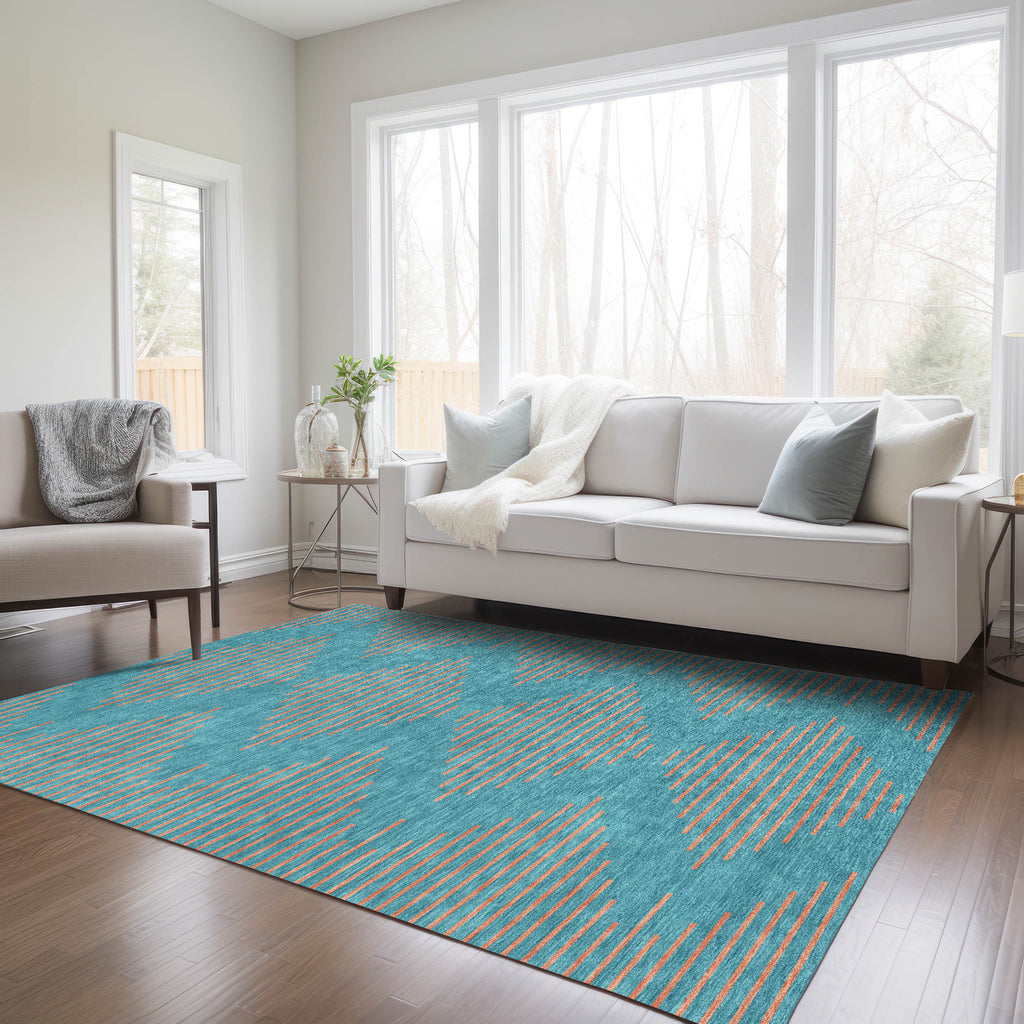 addison chantille acn1017 teal rug
