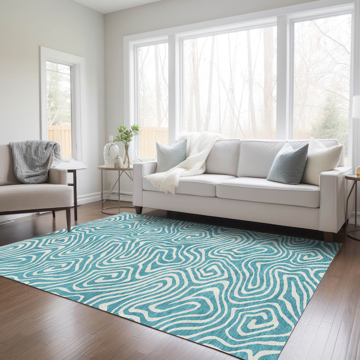 addison chantille acn1020 teal rug