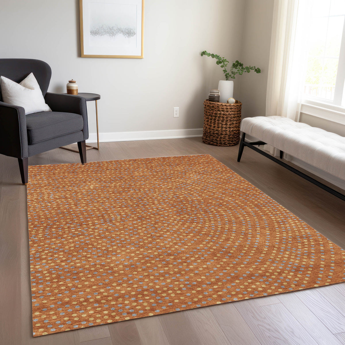addison chantille acn1021 paprika rug