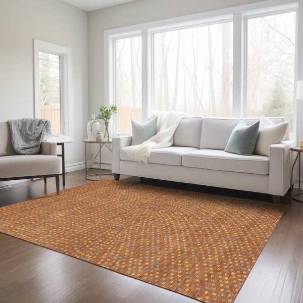 addison chantille acn1021 paprika rug
