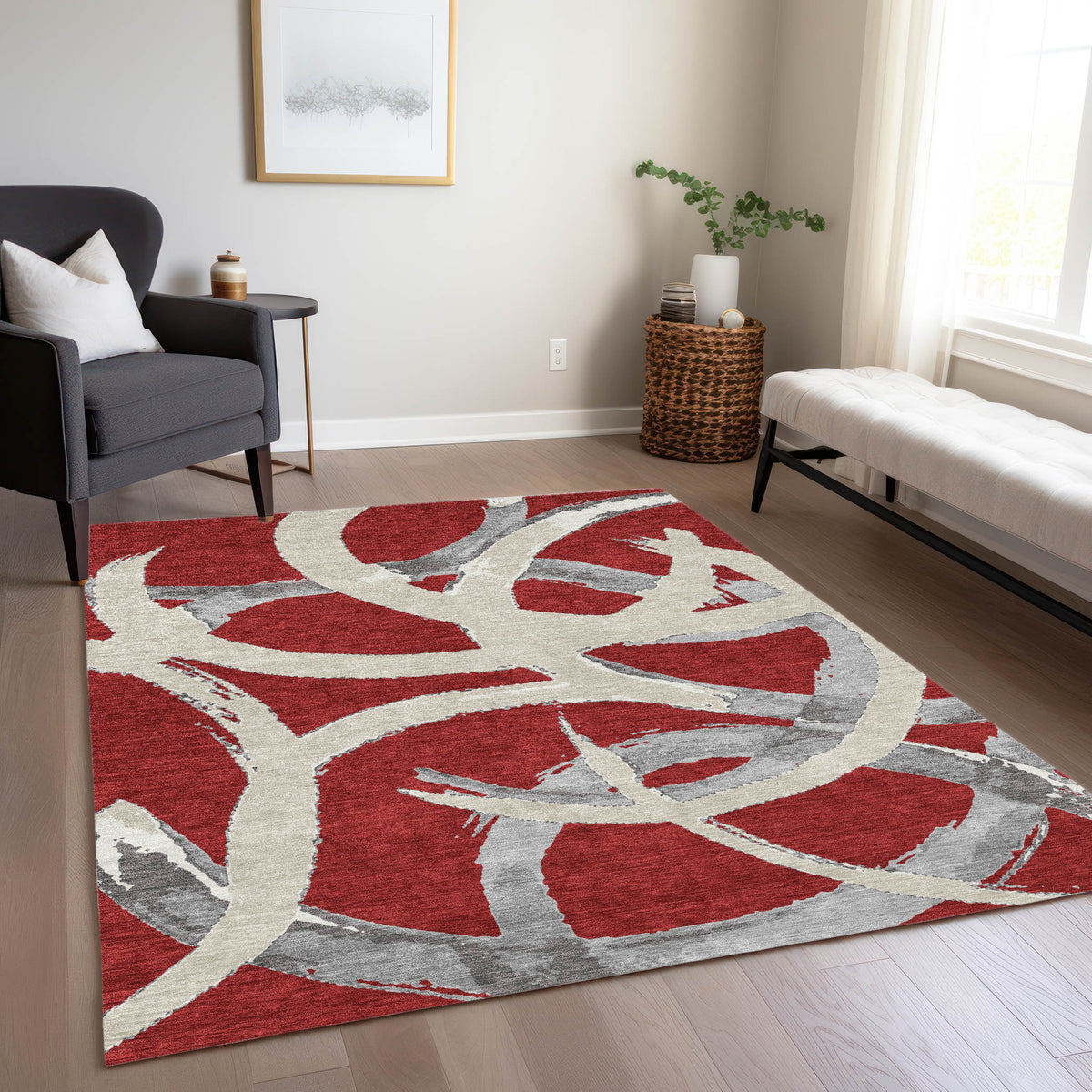 addison chantille acn1022 red rug