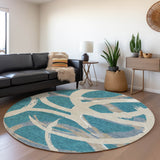 addison chantille acn1022 teal rug