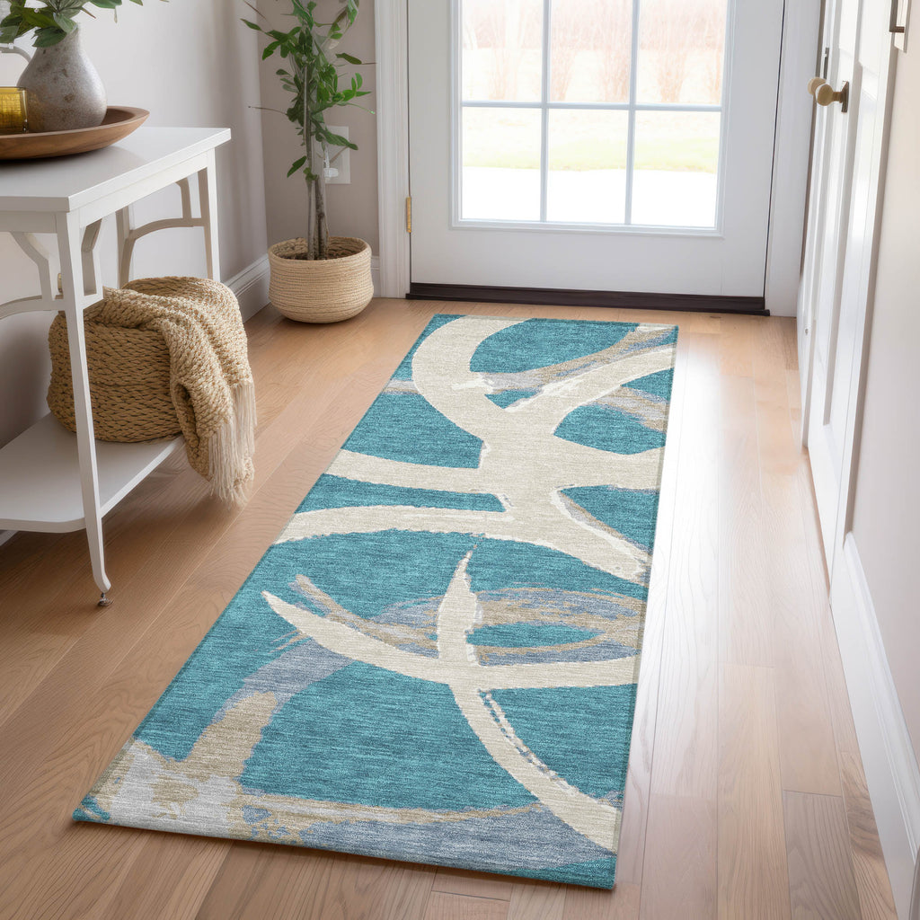 addison chantille acn1022 teal rug