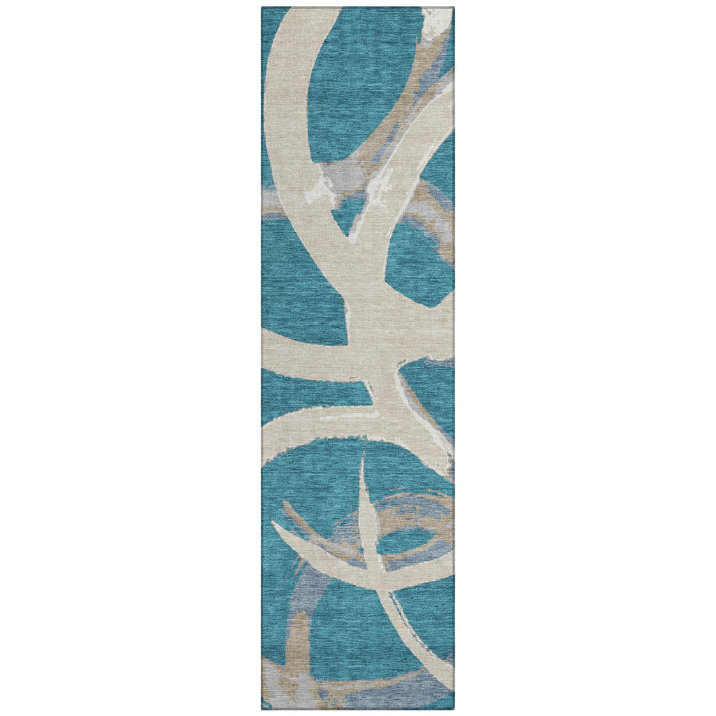 addison chantille acn1022 teal rug