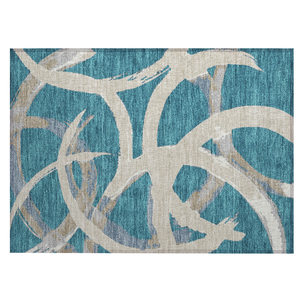 addison chantille acn1022 teal rug