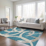 addison chantille acn1022 teal rug