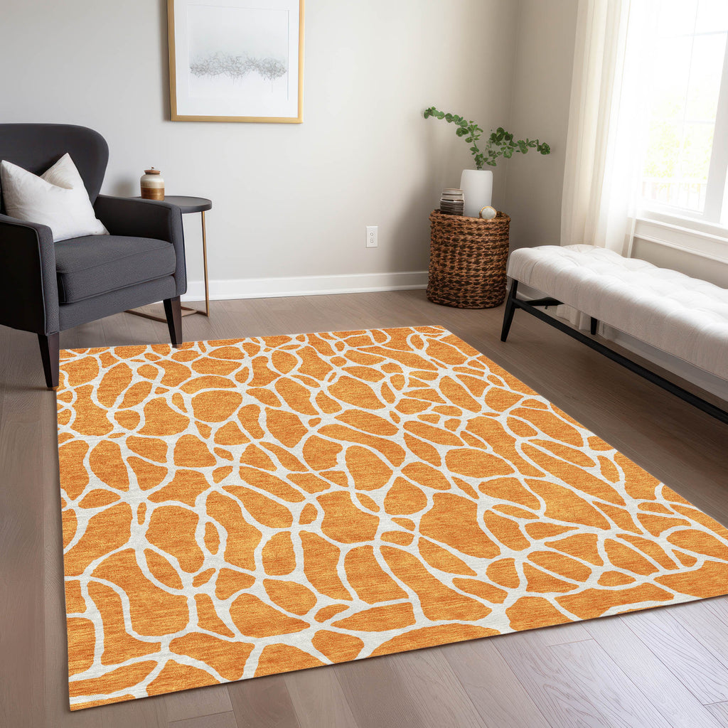 addison chantille acn1024 orange rug