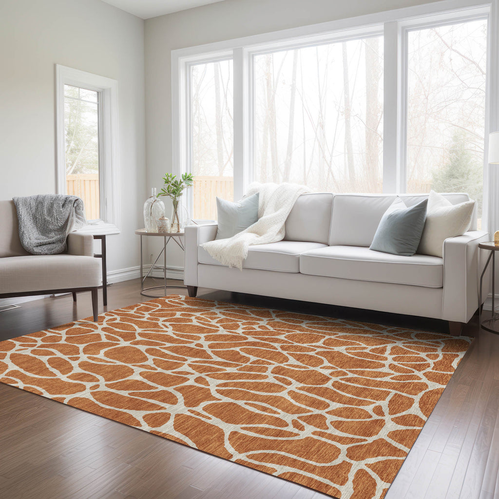 addison chantille acn1024 paprika rug