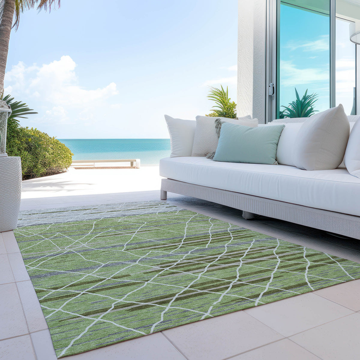 addison chantille acn1025 aloe rug