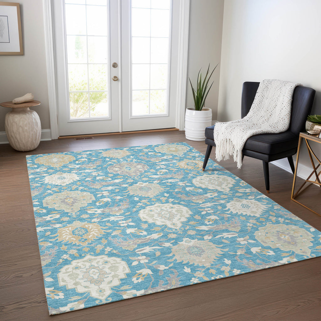 addison chantille acn1026 teal rug