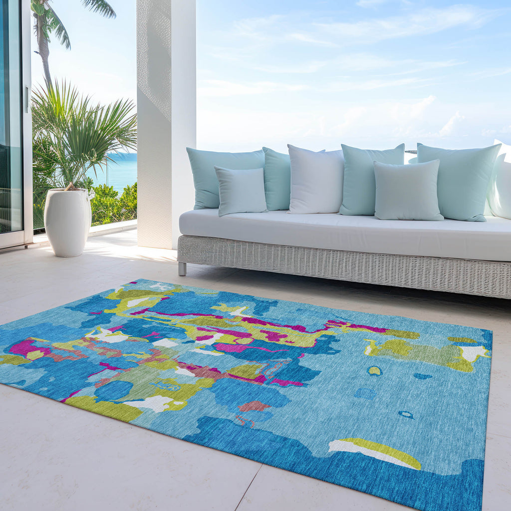 addison chantille acn1028 aqua rug