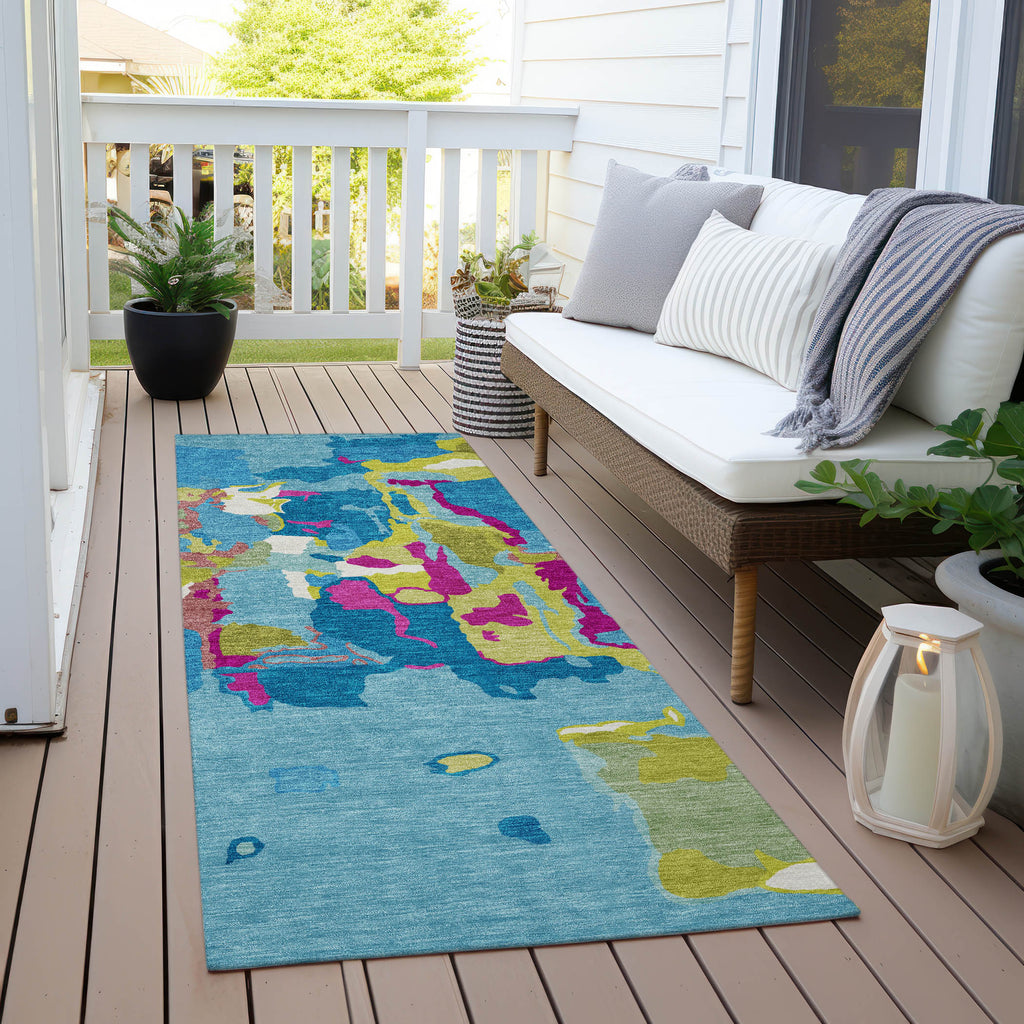 addison chantille acn1028 aqua rug