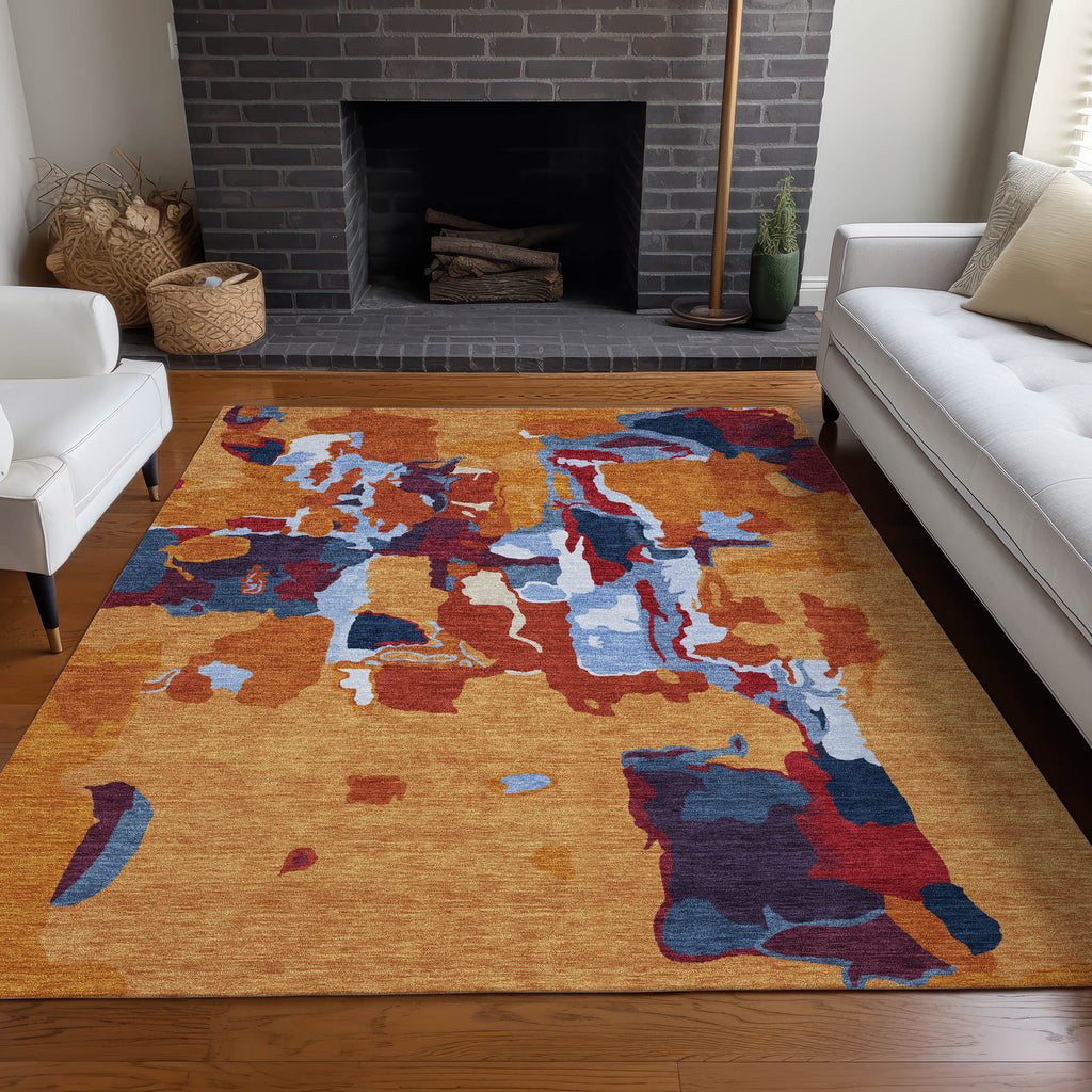 addison chantille acn1028 copper rug