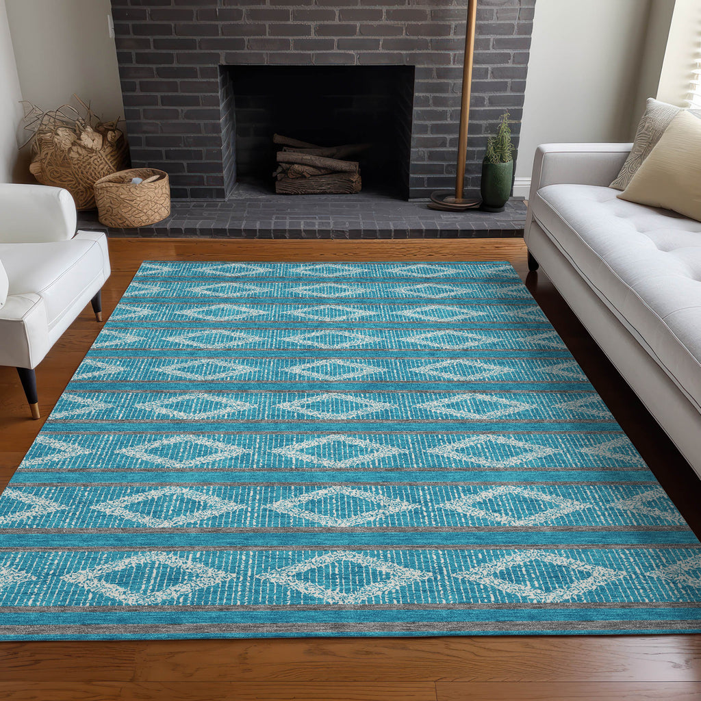addison chantille acn1029 teal rug