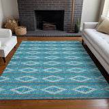 addison chantille acn1029 teal rug