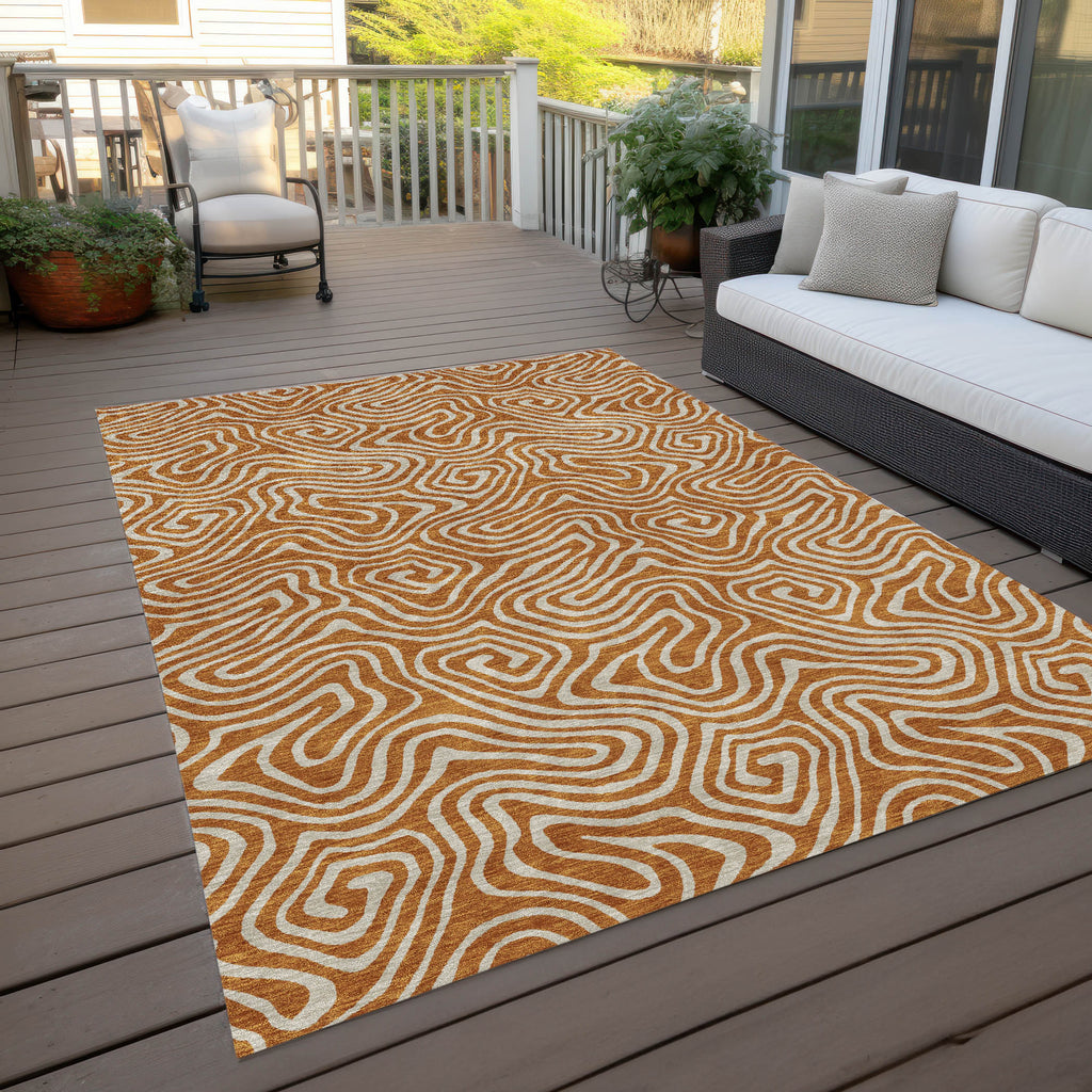 addison chantille acn1030 paprika rug
