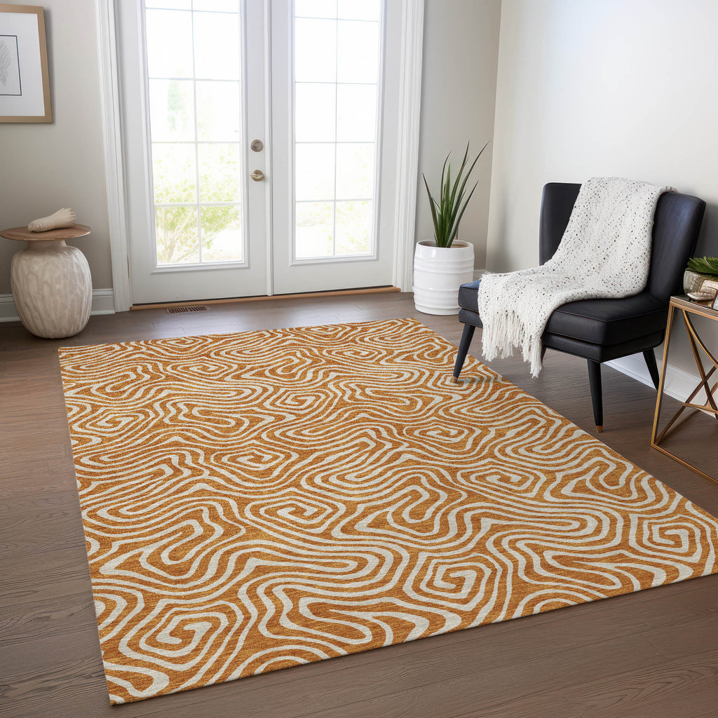 addison chantille acn1030 paprika rug