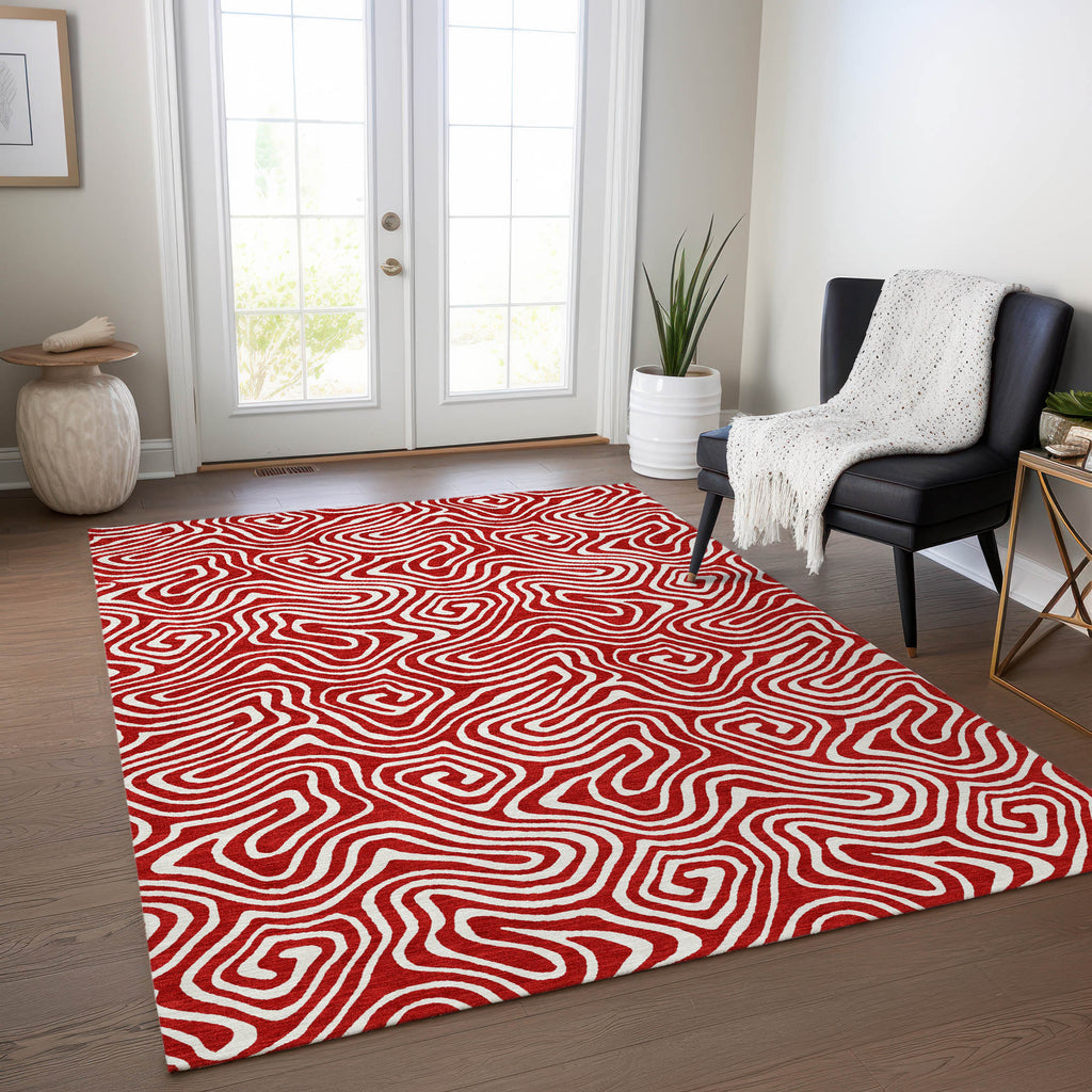 addison chantille acn1030 red rug