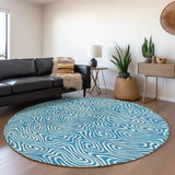 addison chantille acn1030 teal rug