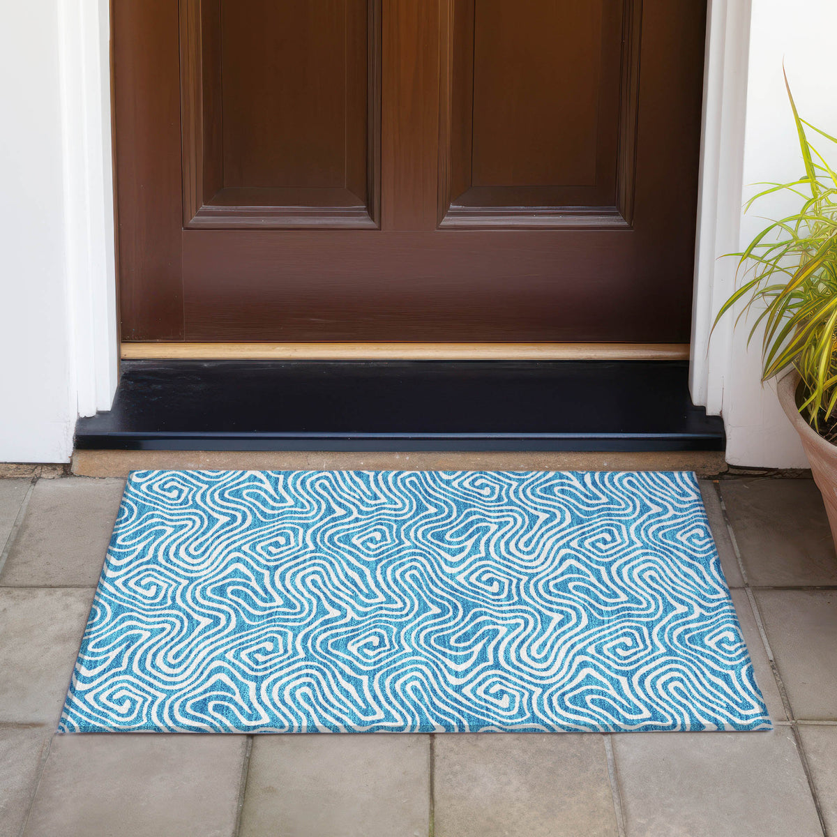 addison chantille acn1030 teal rug