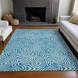 addison chantille acn1030 teal rug
