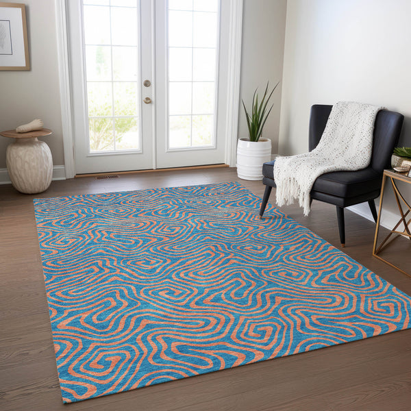 addison chantille acn1031 teal rug