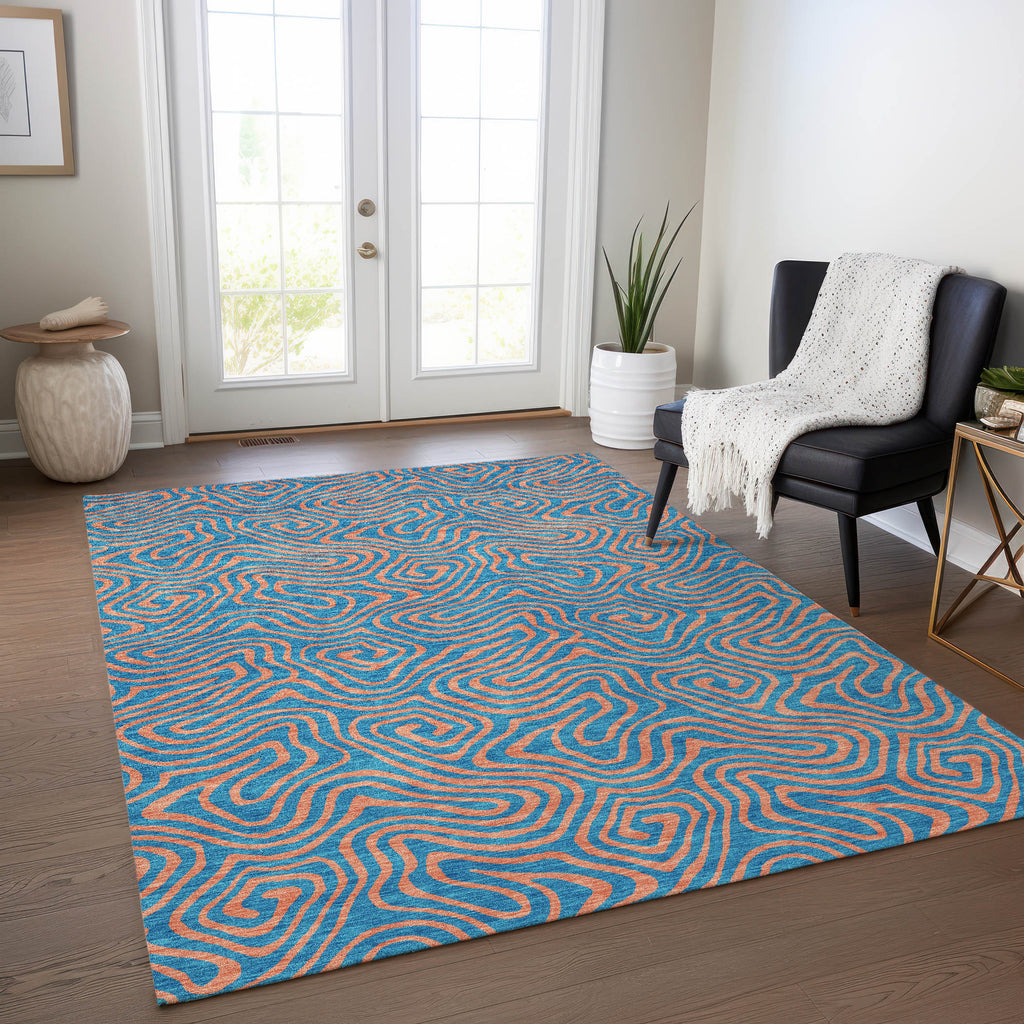 addison chantille acn1031 teal rug