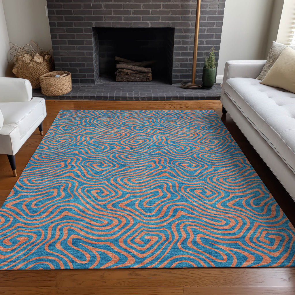 addison chantille acn1031 teal rug