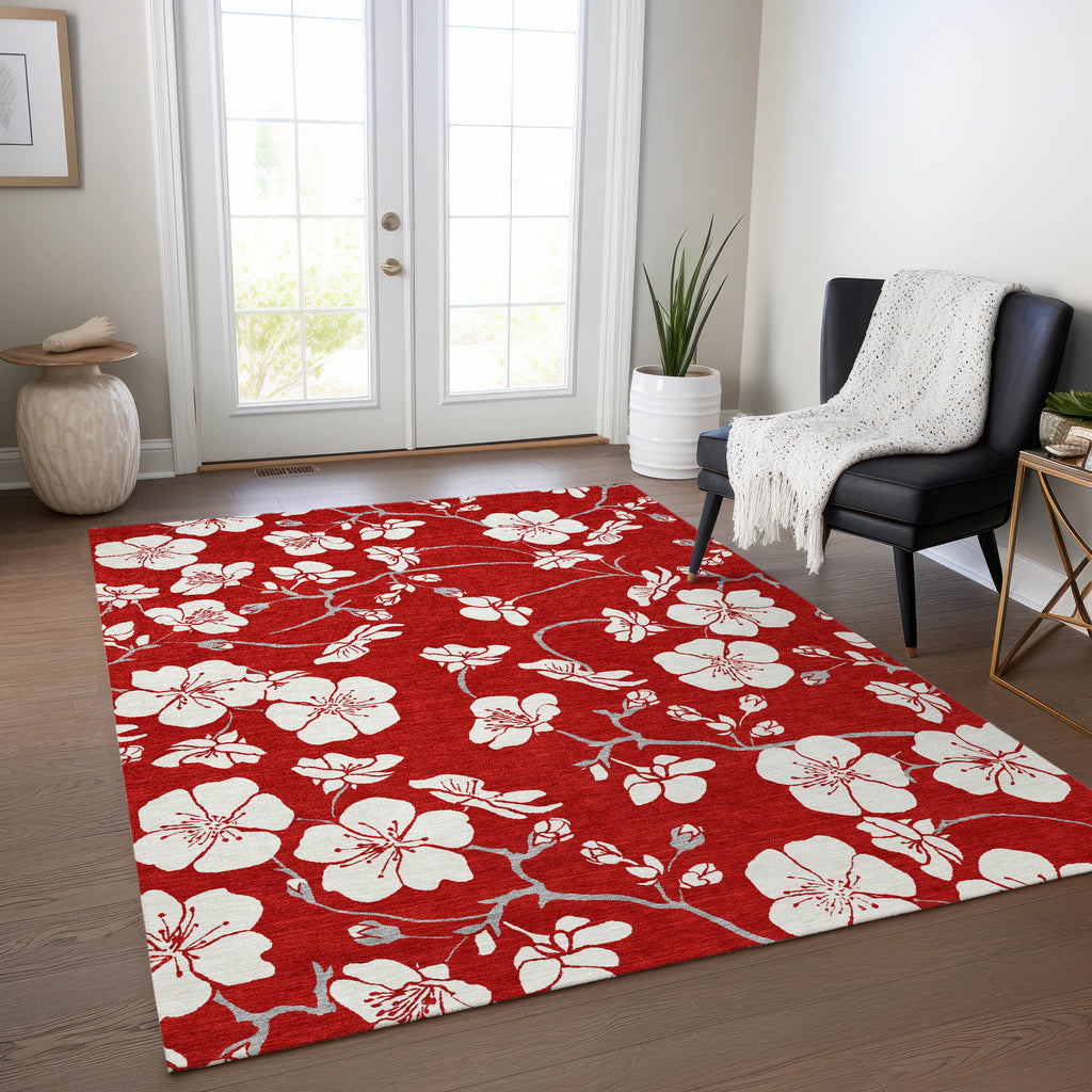 addison chantille acn1032 red rug