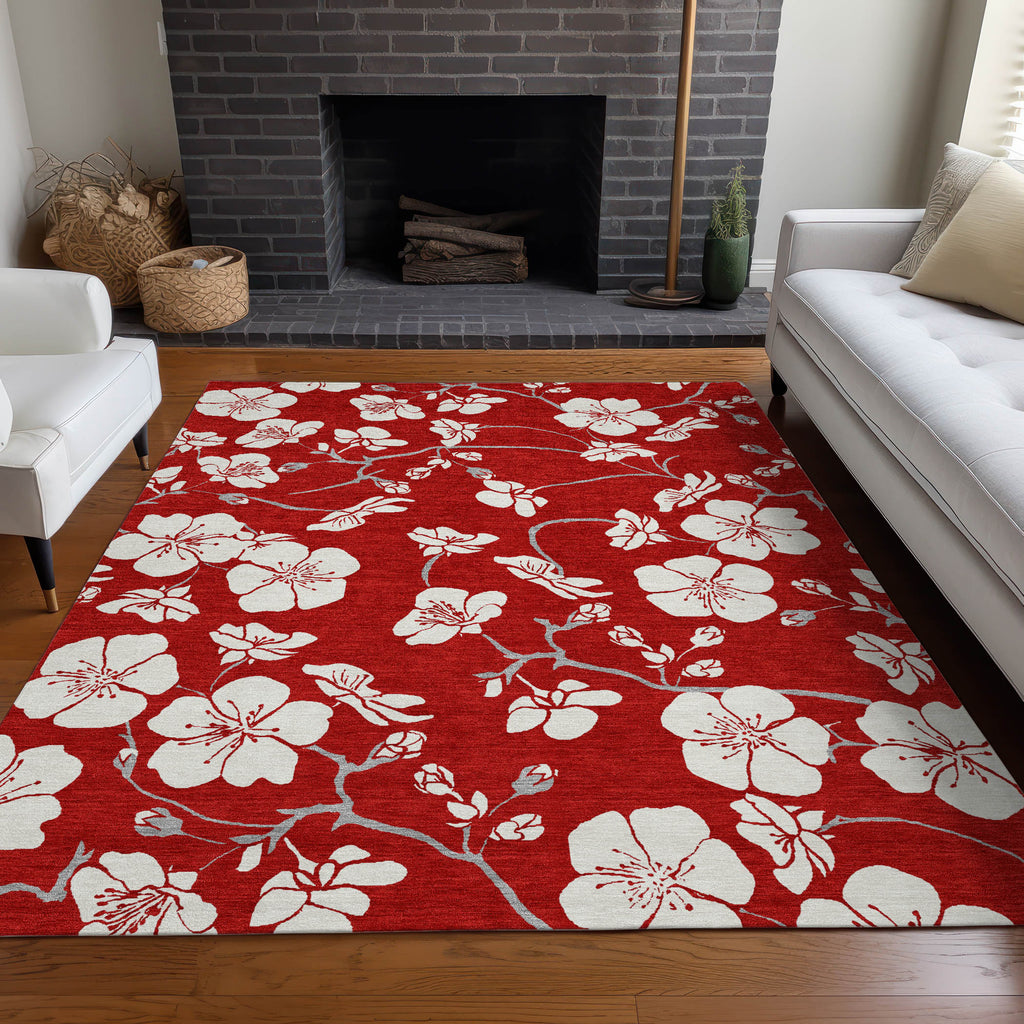 addison chantille acn1032 red rug
