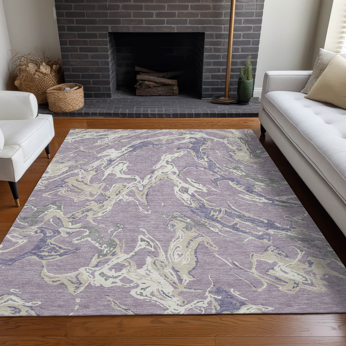 addison chantille acn1035 lavender rug