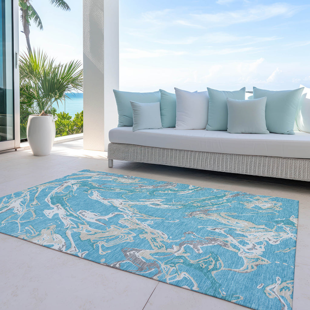 addison chantille acn1035 teal rug