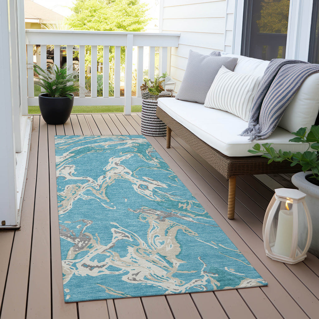 addison chantille acn1035 teal rug