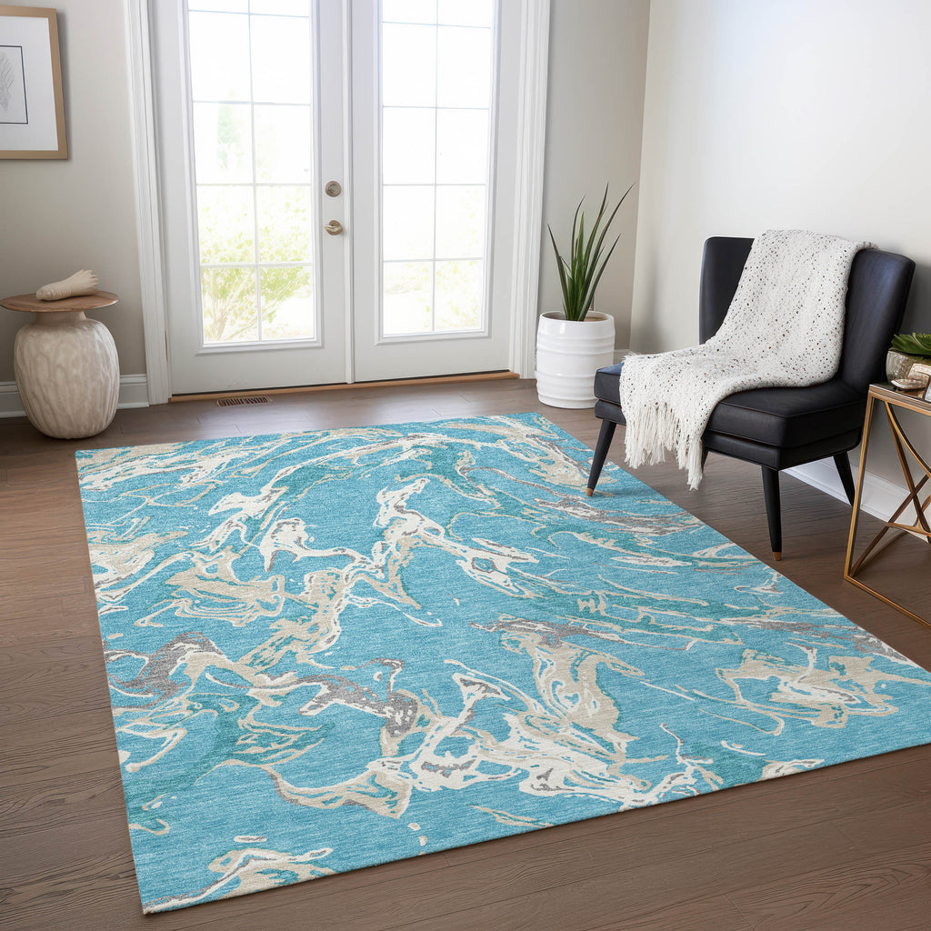 addison chantille acn1035 teal rug