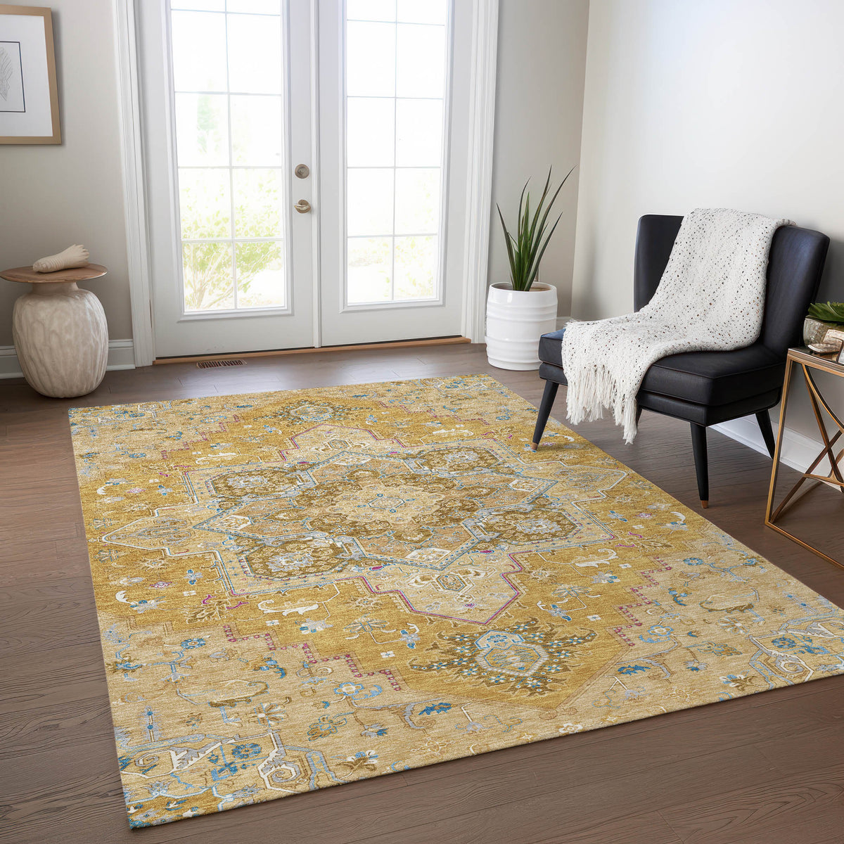addison chantille acn1036 gold rug