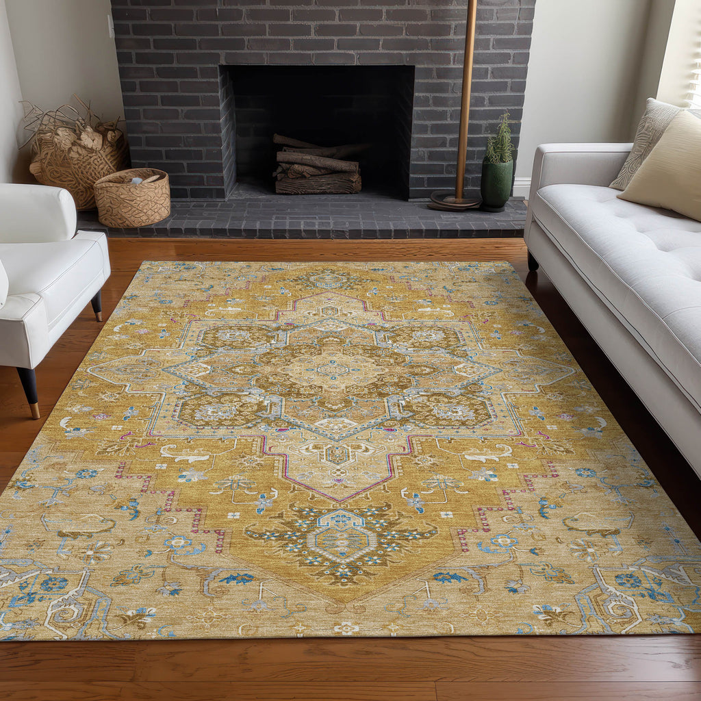 addison chantille acn1036 gold rug