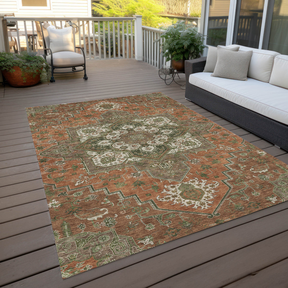 addison chantille acn1036 rust rug