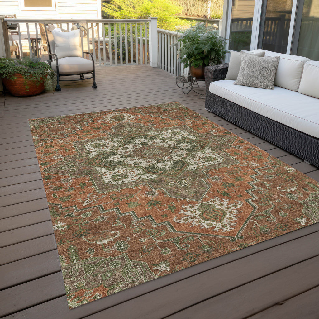 addison chantille acn1036 rust rug