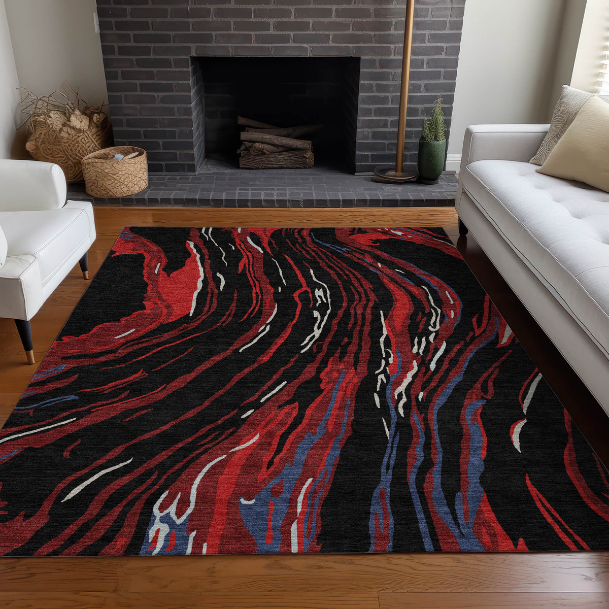 addison chantille acn1037 black rug