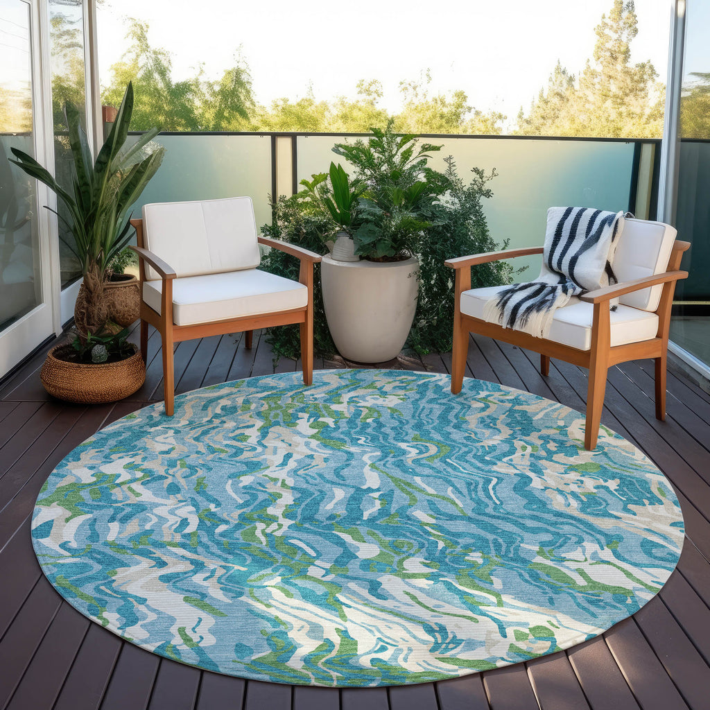 addison chantille acn1038 teal rug