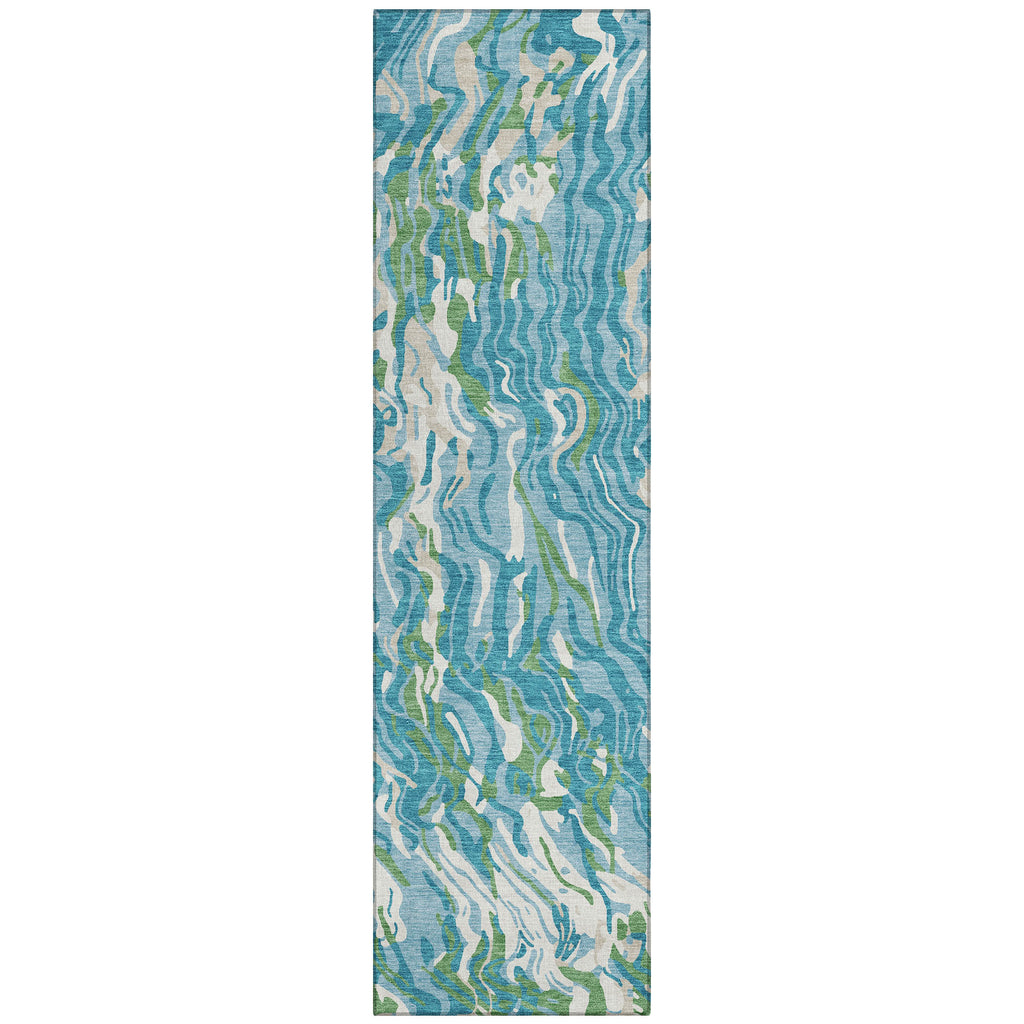 addison chantille acn1038 teal rug