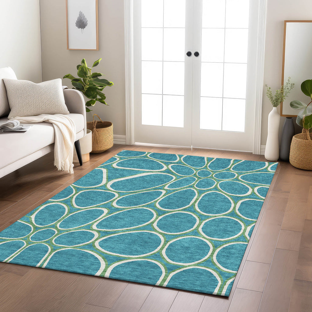 addison chantille acn1041 teal rug