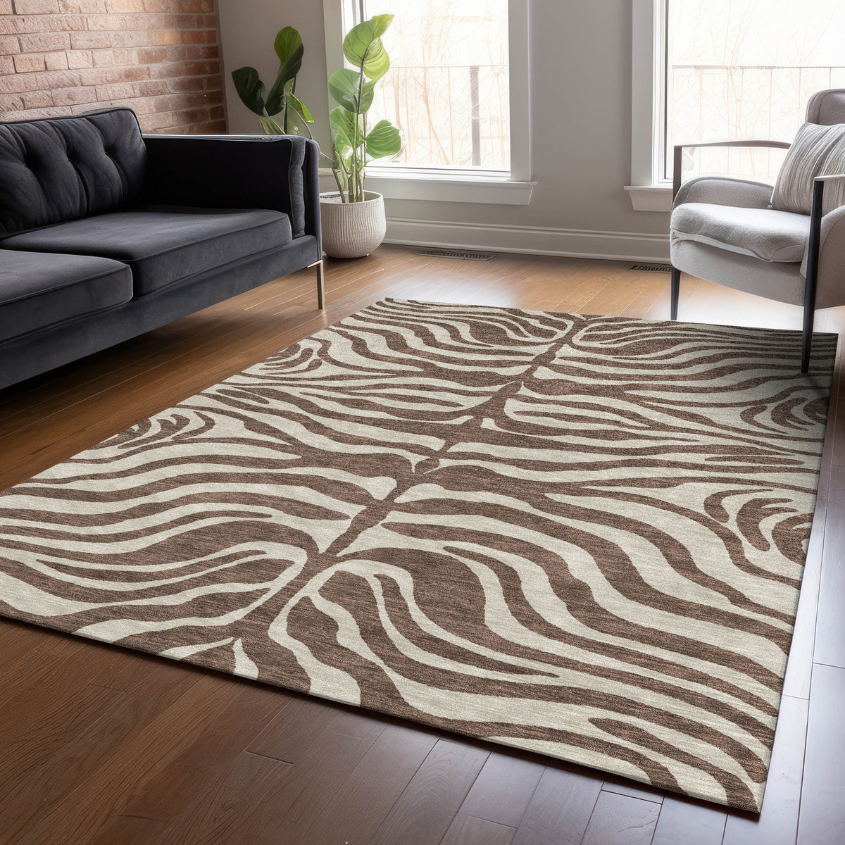addison chantille acn1042 brown rug