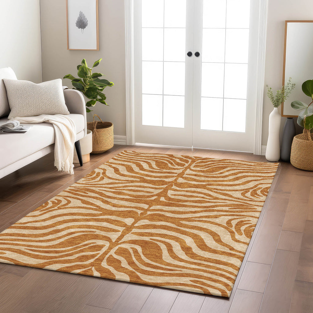 addison chantille acn1042 paprika rug