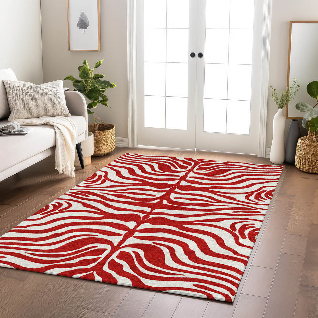 addison chantille acn1042 red rug