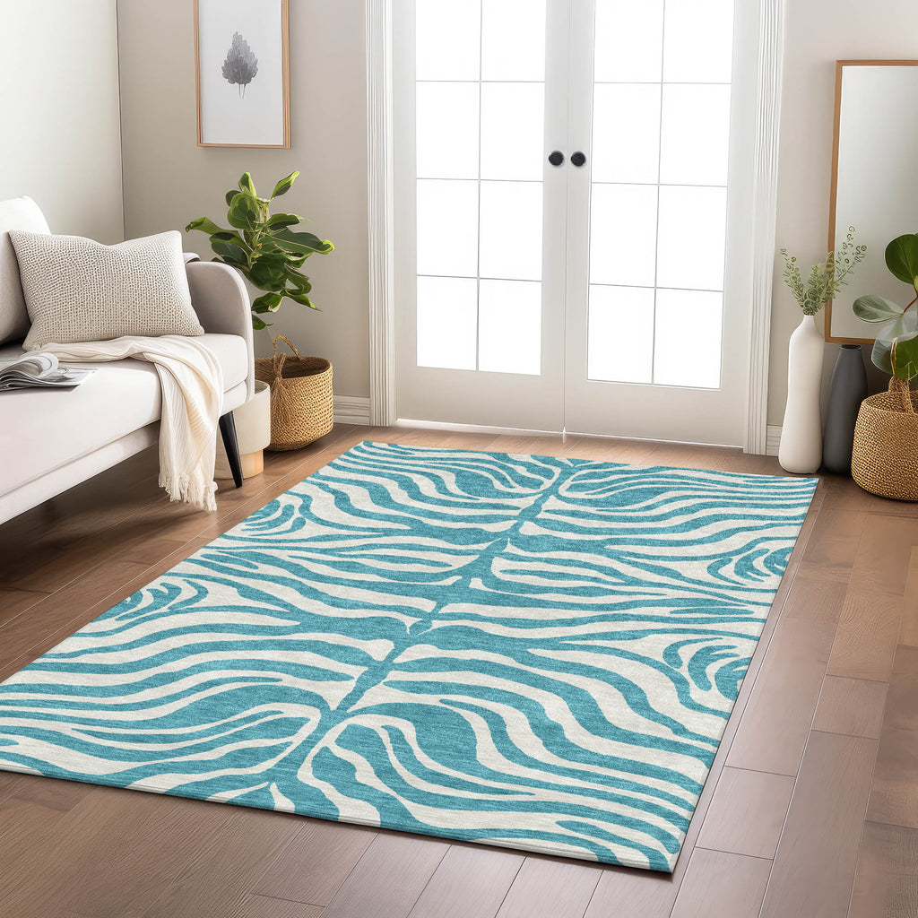 addison chantille acn1042 teal rug