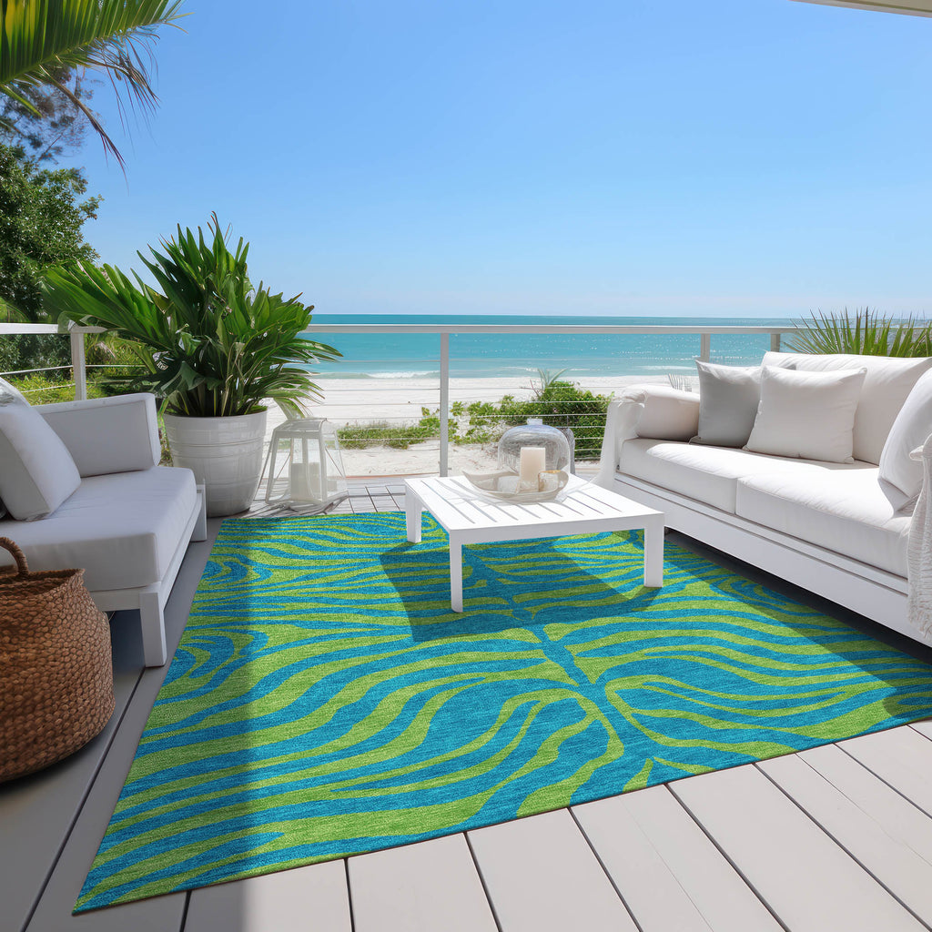 addison chantille acn1043 teal rug