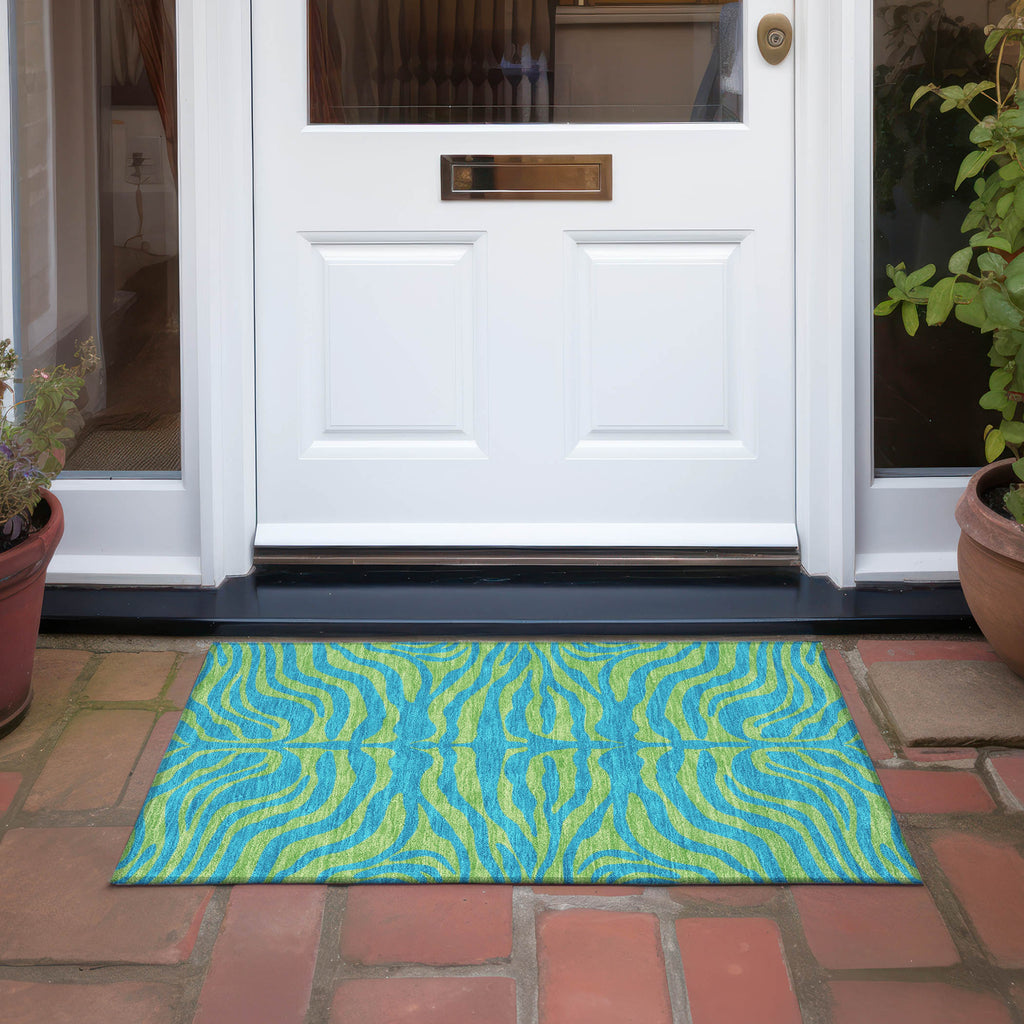 addison chantille acn1043 teal rug