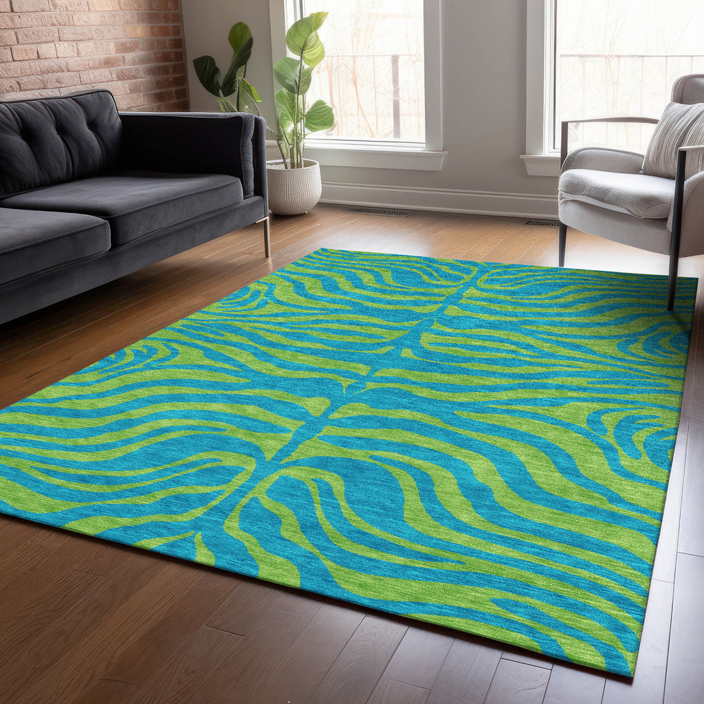addison chantille acn1043 teal rug